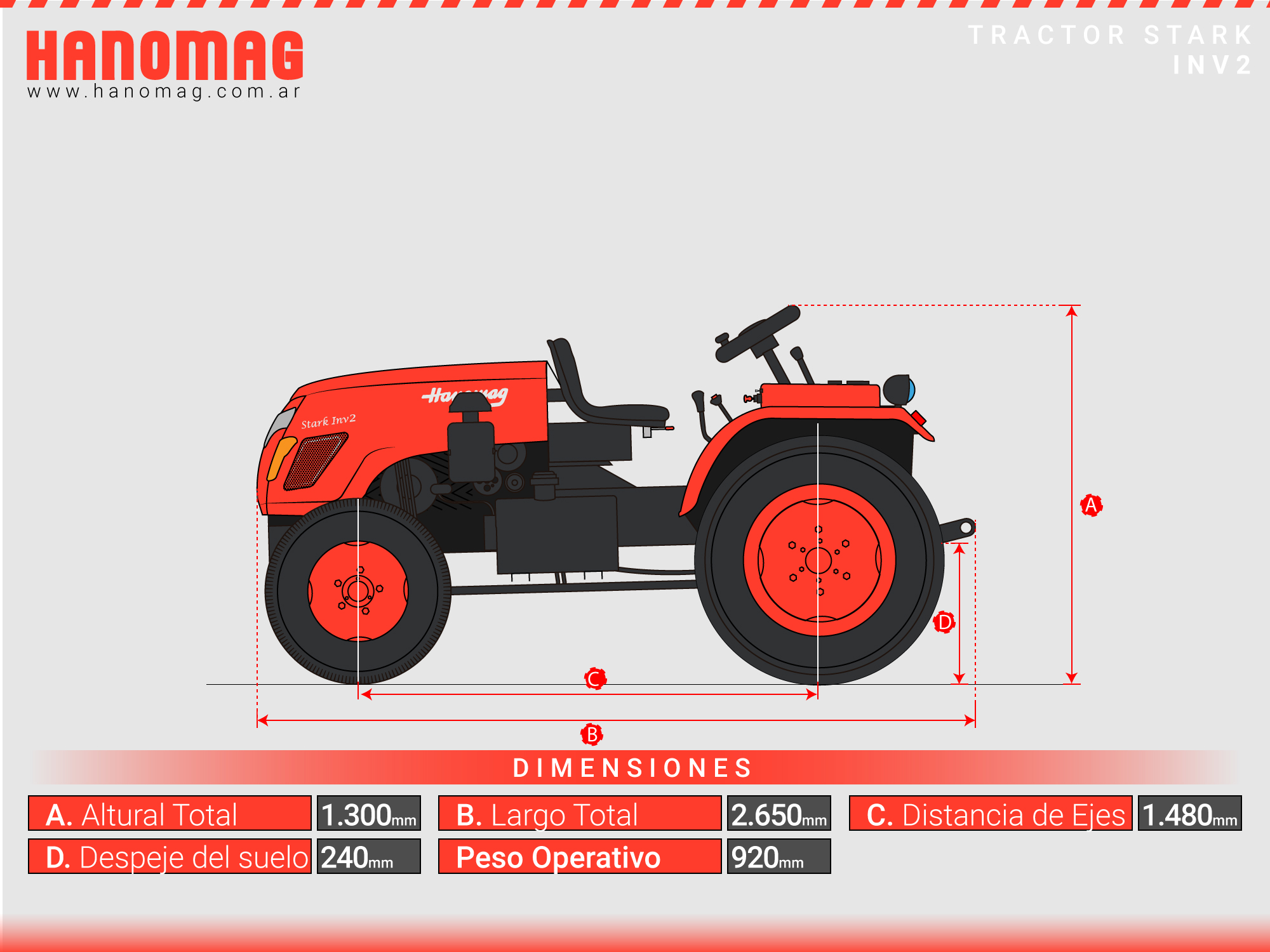 Inv2 Hanomag Argentina - Tractor Hanomag INV2